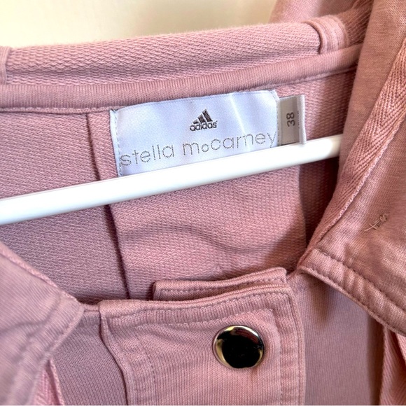 Adidas by Stella McCartney Pink Hooded Jacket Size 38 Medium - Picture 7 of 8